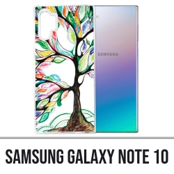 Samsung Galaxy Note 10 Hülle - Mehrfarbiger Baum