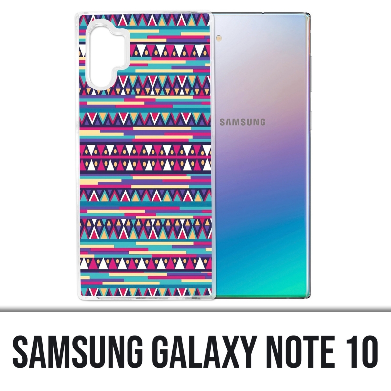 Samsung Galaxy Note 10 case - Pink Azteque