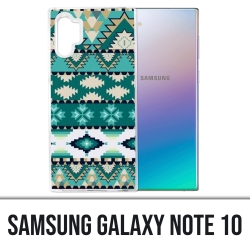 Coque Samsung Galaxy Note 10 - Azteque Vert