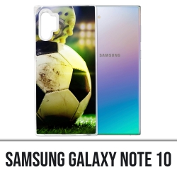 Coque Samsung Galaxy Note 10 - Ballon Football Pied