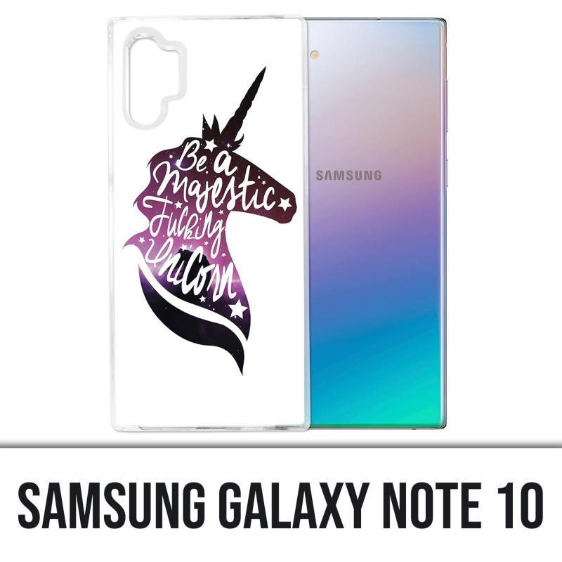 Samsung Galaxy Note 10 case - Be A Majestic Unicorn