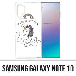Samsung Galaxy Note 10 Case - Bitch Please Unicorn Unicorn