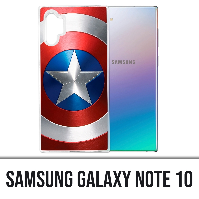 Coque Samsung Galaxy Note 10 - Bouclier Captain America Avengers