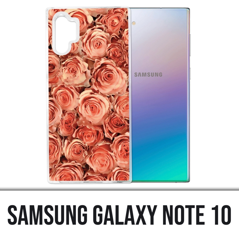 Coque Samsung Galaxy Note 10 - Bouquet Roses