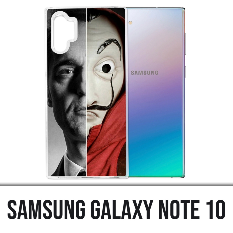 Samsung Galaxy Note 10 case - Casa De Papel Berlin Split Mask