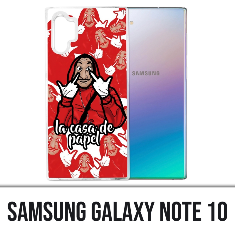 Custodia Samsung Galaxy Note 10 - cartone animato casa de papel