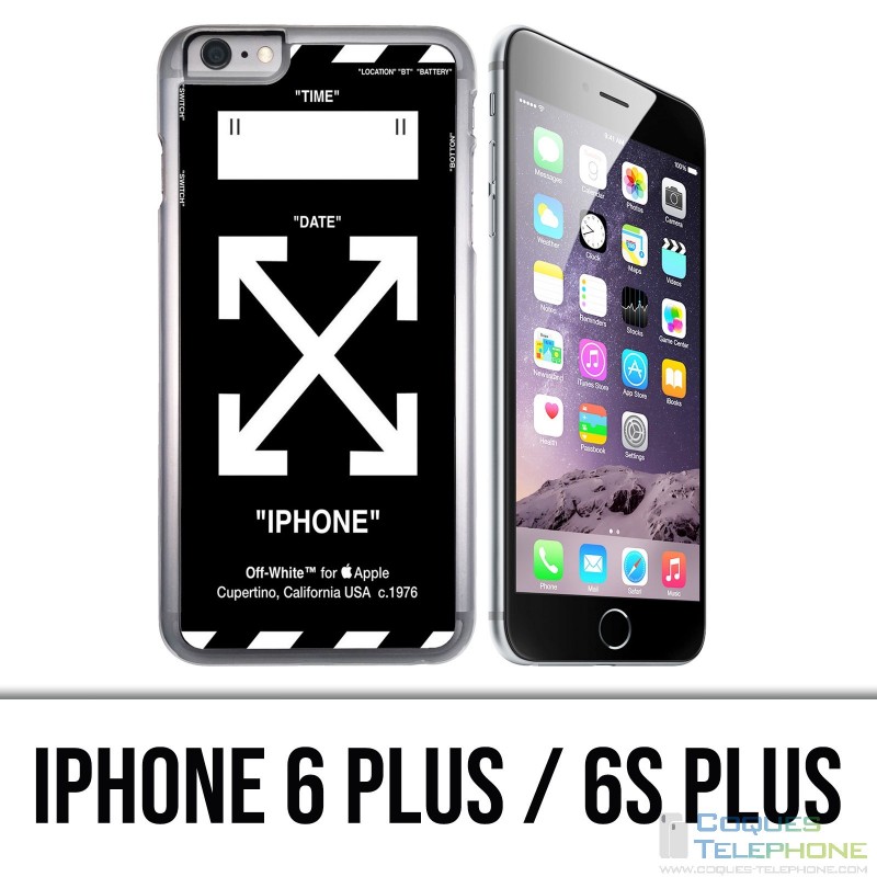 Coque iPhone 6 PLUS / 6S PLUS - Off White Noir