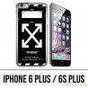 IPhone 6 Plus / 6S Plus Hülle - Off White Black