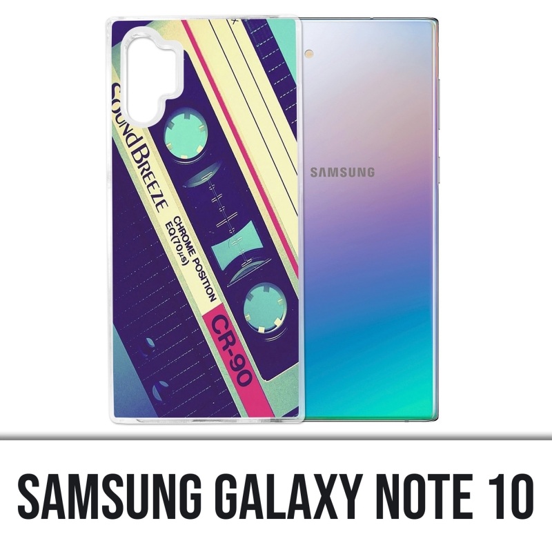 Coque Samsung Galaxy Note 10 - Cassette Audio Sound Breeze