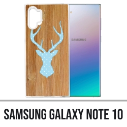 Coque Samsung Galaxy Note 10 - Cerf Bois Oiseau