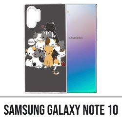 Coque Samsung Galaxy Note 10 - Chat Meow