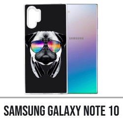 Funda Samsung Galaxy Note 10 - Dog Pug Dj