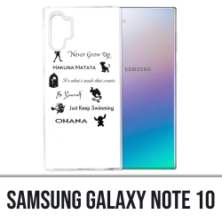 Samsung Galaxy Note 10 Case - Disney Quotes