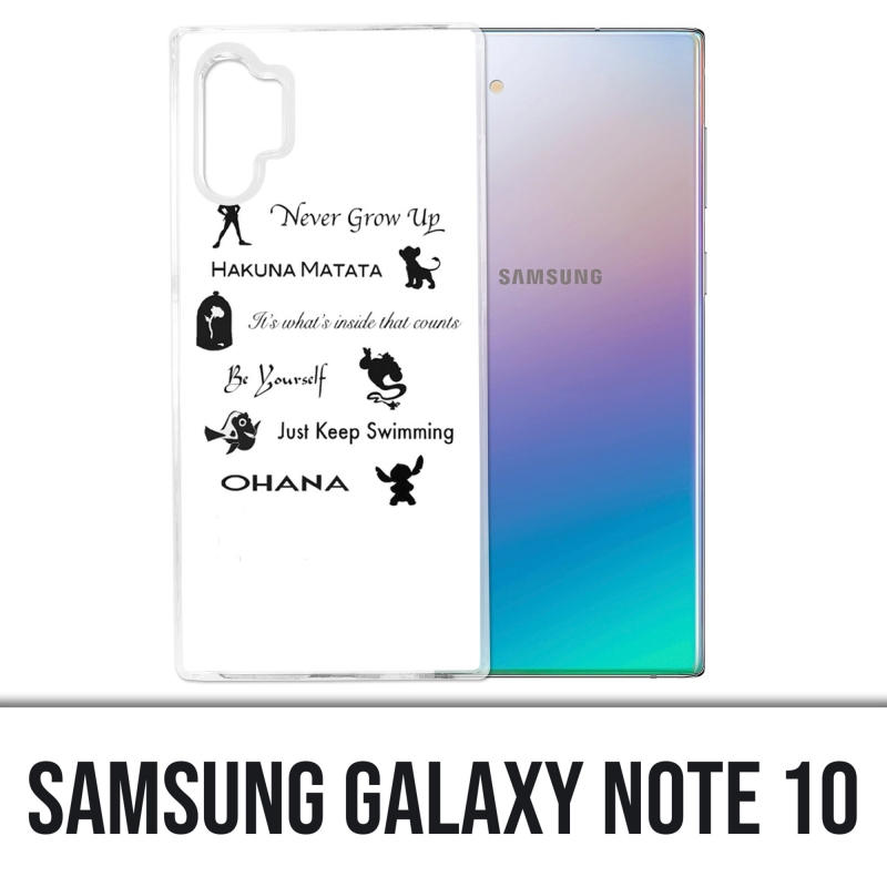 Funda Samsung Galaxy Note 10 - Citas de Disney