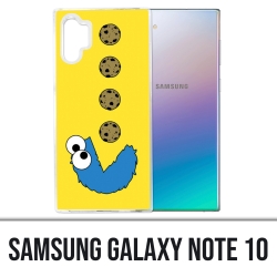 Coque Samsung Galaxy Note 10 - Cookie Monster Pacman
