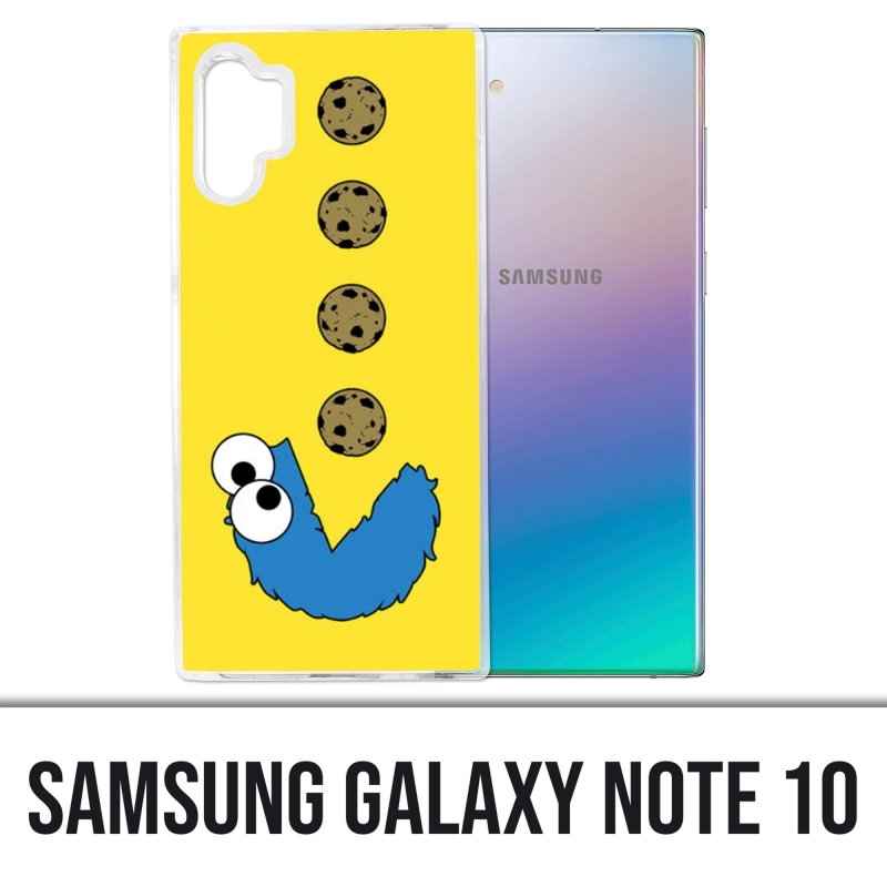Coque Samsung Galaxy Note 10 - Cookie Monster Pacman