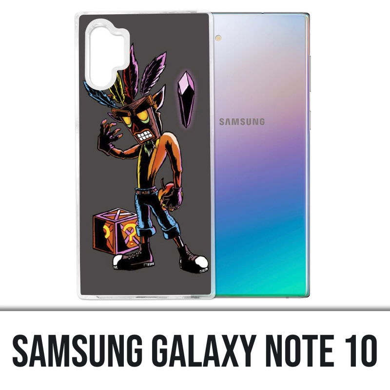 Coque Samsung Galaxy Note 10 - Crash Bandicoot Masque