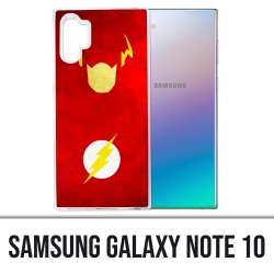 Coque Samsung Galaxy Note 10 - Dc Comics Flash Art Design