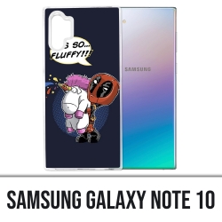 Coque Samsung Galaxy Note 10 - Deadpool Fluffy Licorne