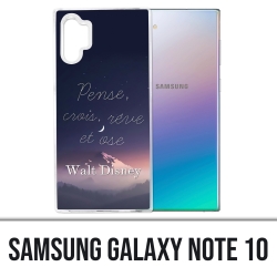 Coque Samsung Galaxy Note 10 - Disney Citation Pense Crois Reve