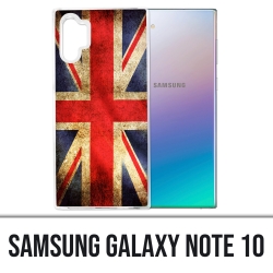 Coque Samsung Galaxy Note 10 - Drapeau Uk Vintage