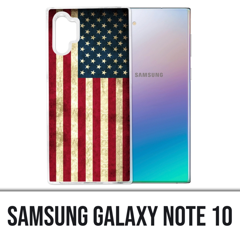 Custodia Samsung Galaxy Note 10 - Bandiera USA