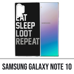 Coque Samsung Galaxy Note 10 - Eat Sleep Loot Repeat
