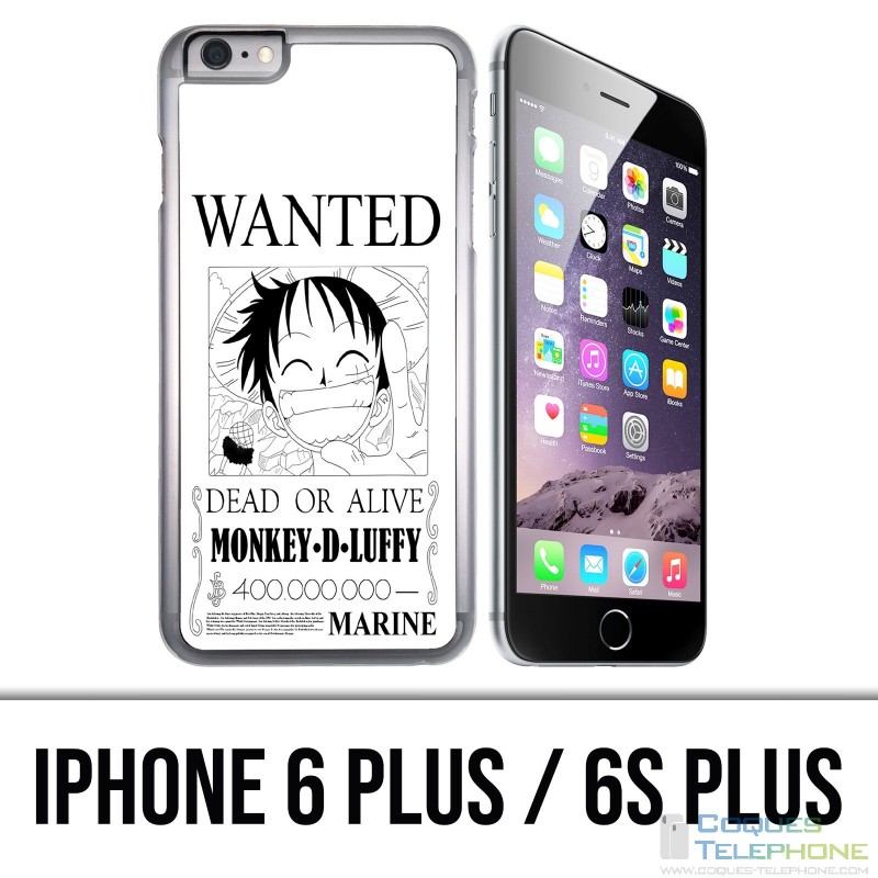 Custodia per iPhone 6 Plus / 6S Plus - One Piece Wanted Luffy