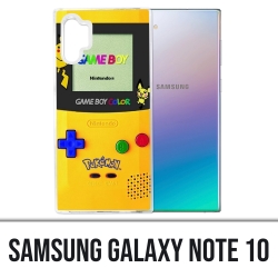 Coque Samsung Galaxy Note 10 - Game Boy Color Pikachu Jaune Pokémon