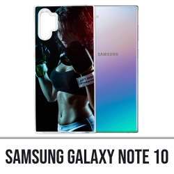 Coque Samsung Galaxy Note 10 - Girl Boxe