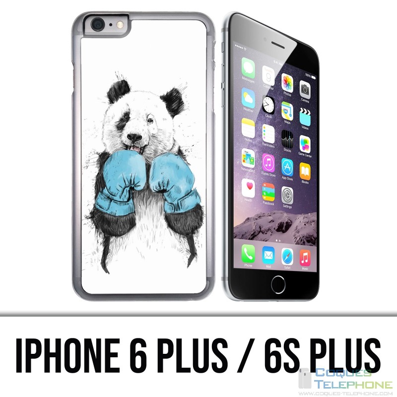 Funda para iPhone 6 Plus / 6S Plus - Panda Boxing