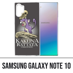 Coque Samsung Galaxy Note 10 - Hakuna Rattata Pokémon Roi Lion