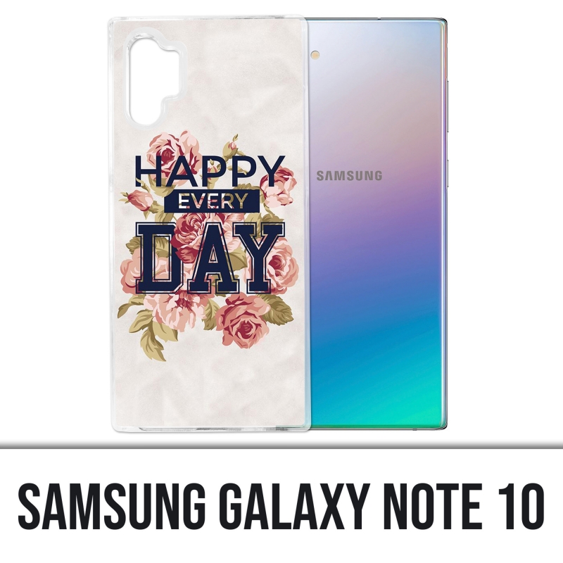 Coque Samsung Galaxy Note 10 - Happy Every Days Roses