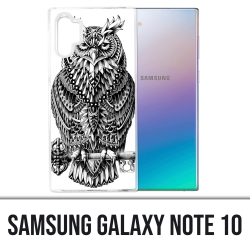 Coque Samsung Galaxy Note 10 - Hibou Azteque