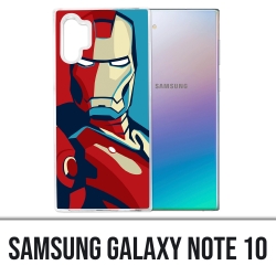 Coque Samsung Galaxy Note 10 - Iron Man Design Affiche