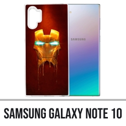 Coque Samsung Galaxy Note 10 - Iron Man Gold