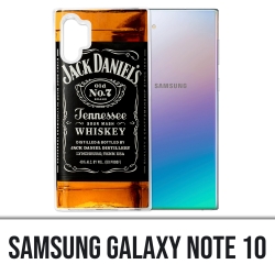 Coque Samsung Galaxy Note 10 - Jack Daniels Bouteille