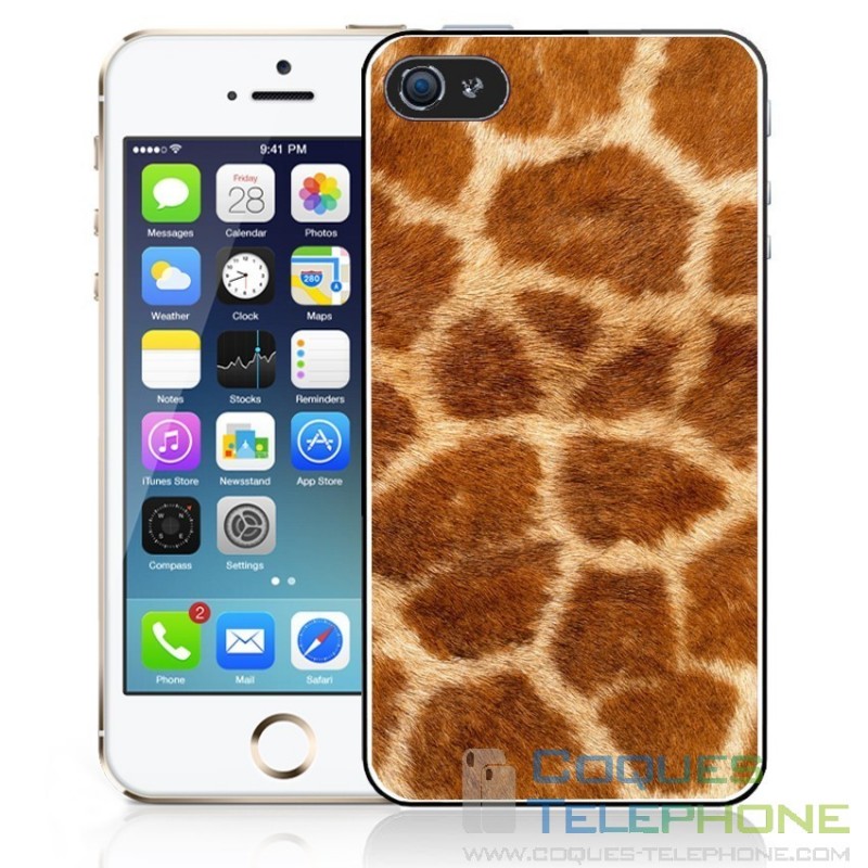 Coque téléphone Fourrure - Girafe