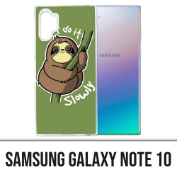 Custodia Samsung Galaxy Note 10: fallo lentamente