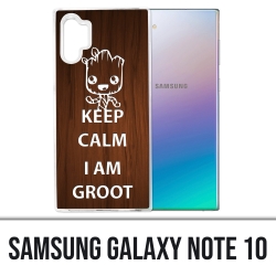 Samsung Galaxy Note 10 case - Keep Calm Groot