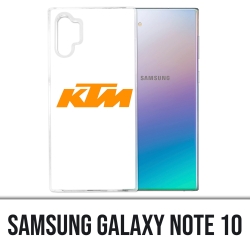Coque Samsung Galaxy Note 10 - Ktm Logo Fond Blanc