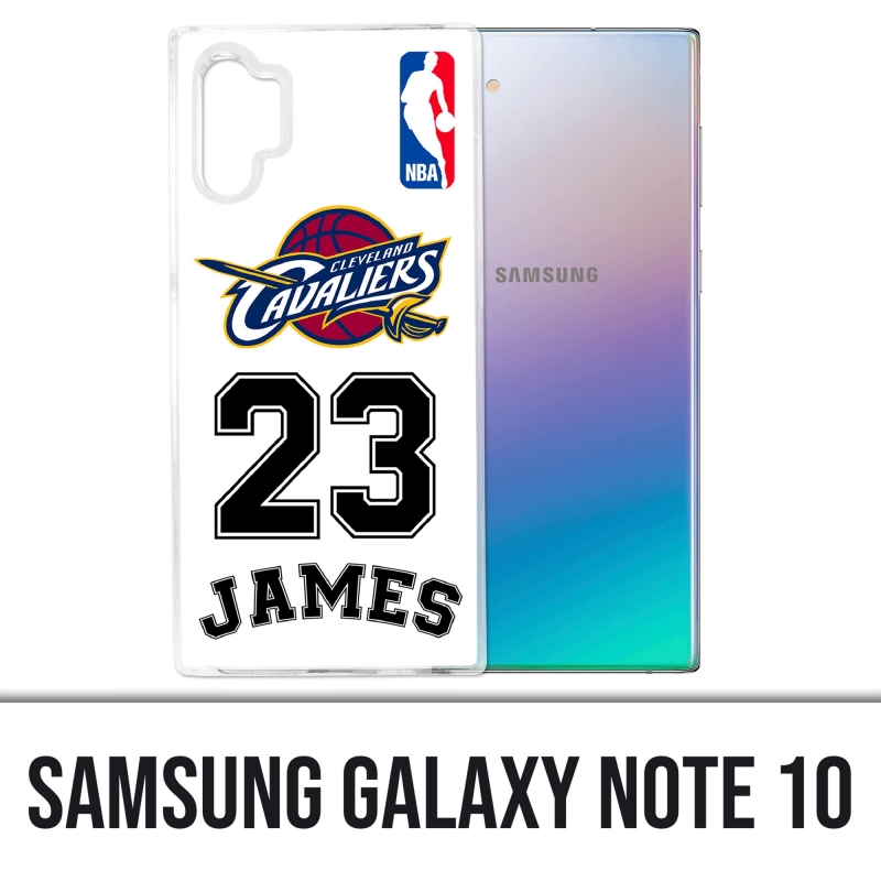 Coque Samsung Galaxy Note 10 - Lebron James Blanc