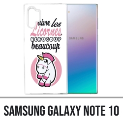 Coque Samsung Galaxy Note 10 - Licornes