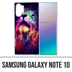 Coque Samsung Galaxy Note 10 - Lion Galaxie