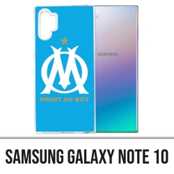 Custodia Samsung Galaxy Note 10 - Om logo blu Marsiglia
