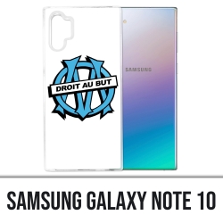 Coque Samsung Galaxy Note 10 - Logo Om Marseille Droit Au But