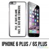 IPhone 6 Plus / 6S Plus Case - Vilaine Face Connasse Battery
