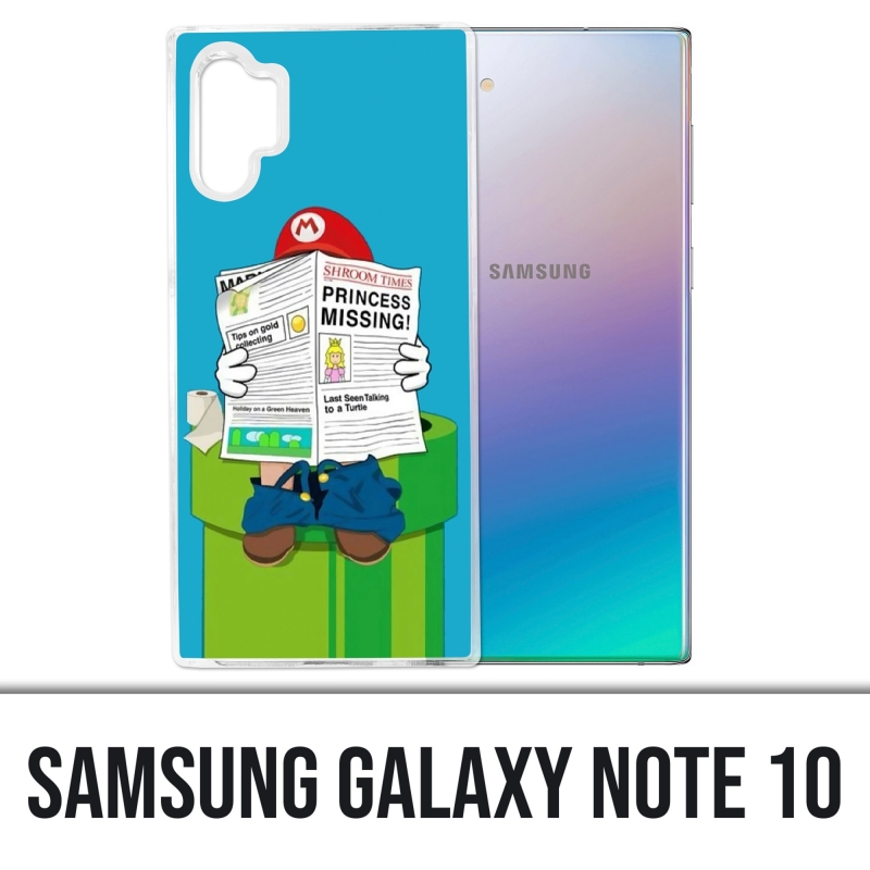 Coque Samsung Galaxy Note 10 - Mario Humour