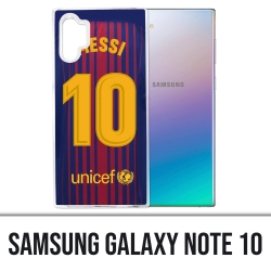 Coque Samsung Galaxy Note 10 - Messi Barcelone 10