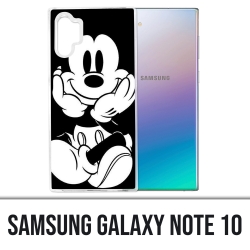 Coque Samsung Galaxy Note 10 - Mickey Noir Et Blanc
